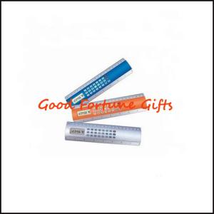 Promotional Ruler With Calculator printed logo