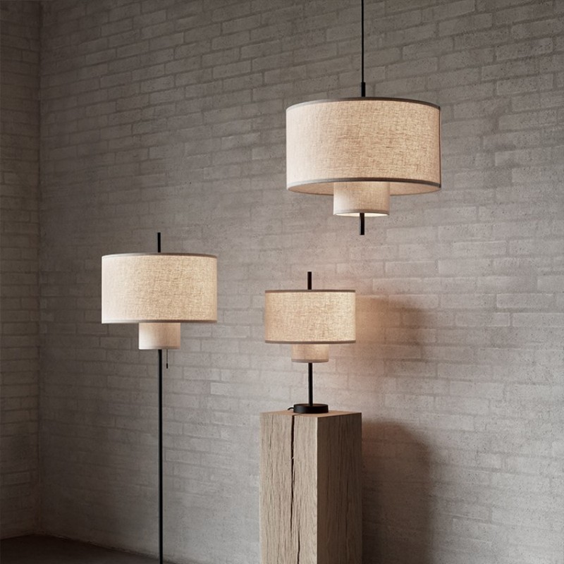 Modern Chinese Style Silk Led Ceiling Chandelier For Living Room Bedroom paper pendant light(WH-AP-569)