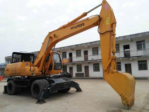 China Korean Used Wheel Excavator , Hyundai R200W Used 20 Ton Excavators Long Life Span wholesale
