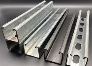 China Unistrut Strut C Channel Metal 304ss Steel 41x82 Pre-Galvanized wholesale