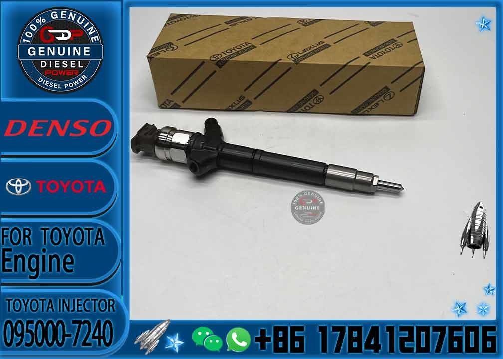 Diesel Fuel Engine Injector 095000-7240 23670-0R110 095000-7250 23970-09200 for Toyota Avensis 2.2 D 2AD-FTV engine
