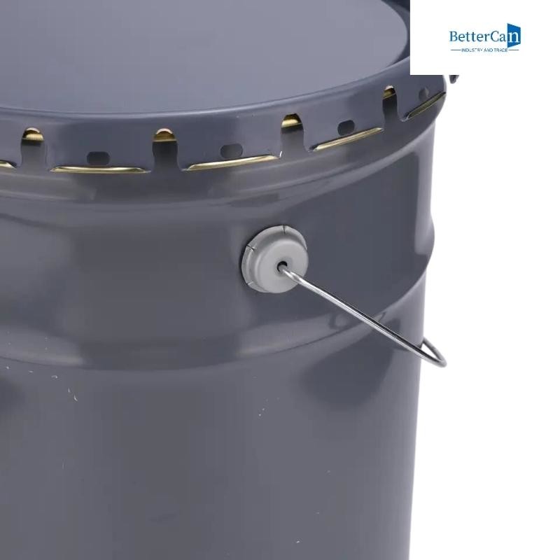 Empty 5 Gallon Paint Buckets , 5 Gallon Tin Bucket Pail with Metal handle