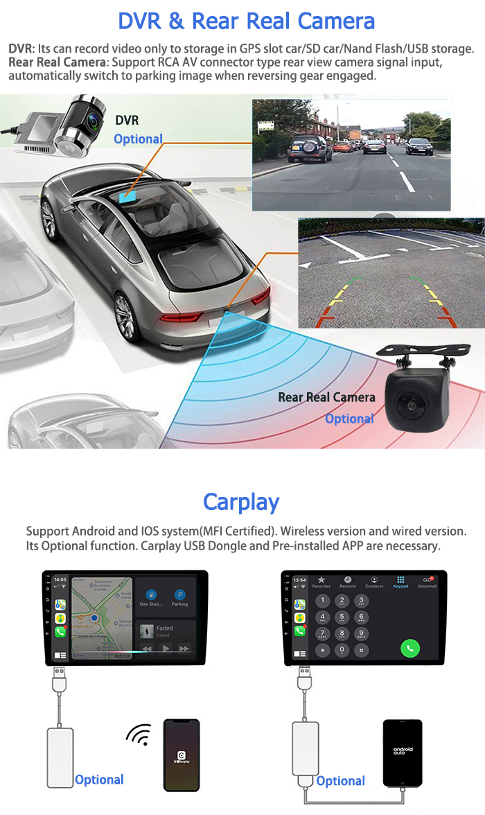 Bingfan aux dvr carplay audio video dvd player Portrait big Screen Tesla headrest car radio for 2018 Nissan NAVARA