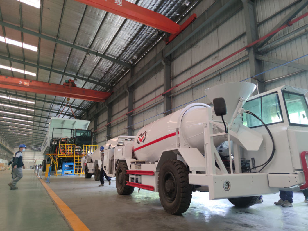 Underground Coal Mine Using Explosion Proof Diesel Type 4 Cbm Concrete Mixer Truck for Sale