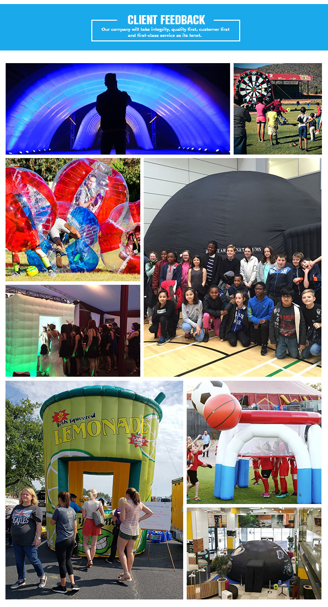 Inflatable Lawn Games Carnival Inflatable Sports Games Booth Basketball Toss Game 5- In -1 For All Ages