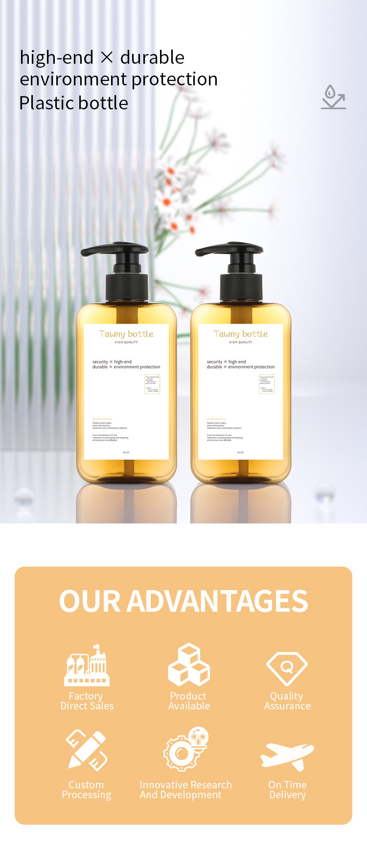 Wholesale rectangle ambre body lotion shampoo and conditioner black pump 800ml bootle