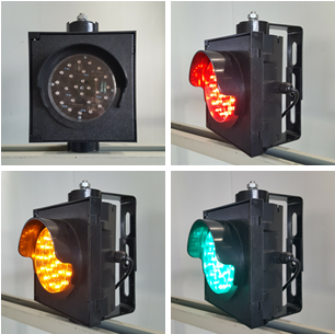 Flip Door Integrated Body 100MM Body 1-PC Body Traffic Light Part Plastic Housing