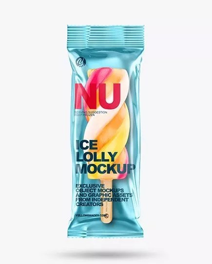 Custom Frozen Middle Sealing Disposable Popsicle Wrappers Ice Cream Plastic Packaging Bag