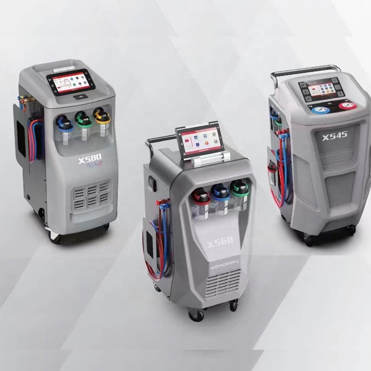 R1234yf Air Conditioning Recovery Machine With 18kgs Cylinder Capacity