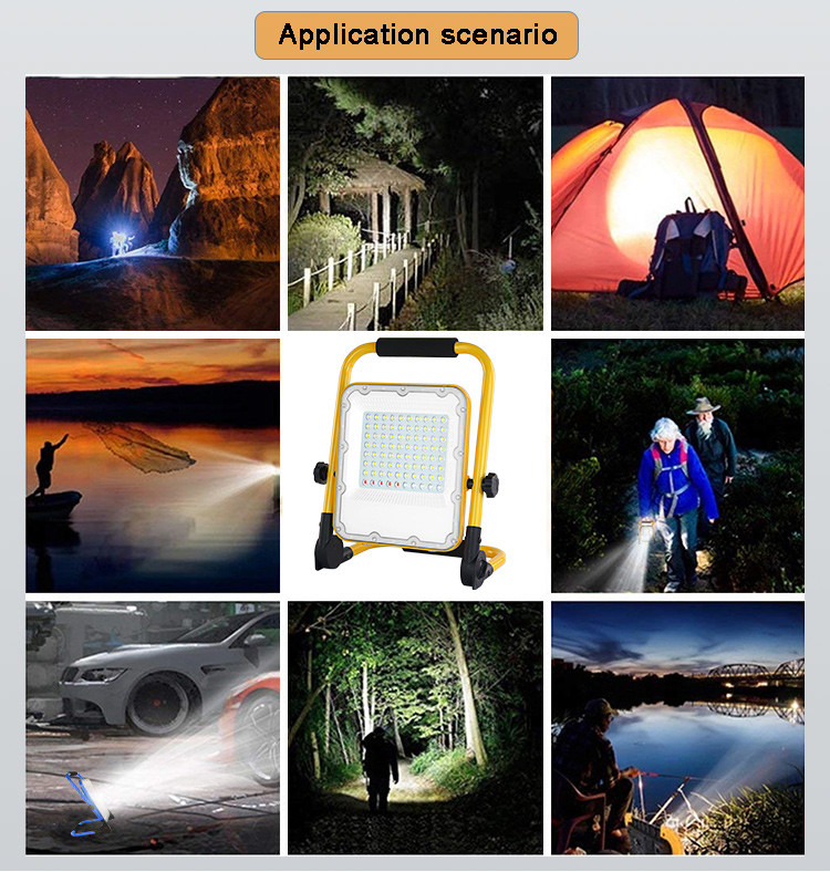 Exterior Industrial Wall Ip66 100 Watt Led Work Light Flood Beam