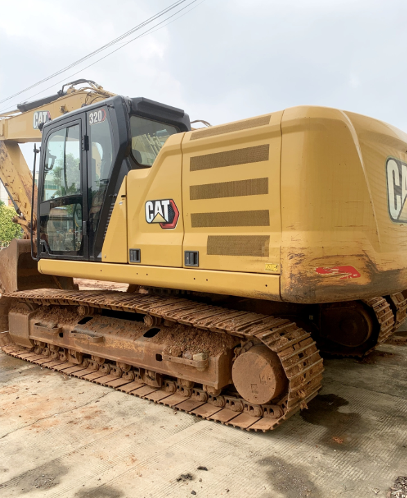 20 Ton Moving Type Crawler Excavator Used Caterpillar 320d 336D Hydraulic Excavator