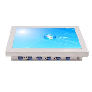 China 1.5mm SS Waterproof Panel PC , 1000nits Fanless Industrial Computer on sale