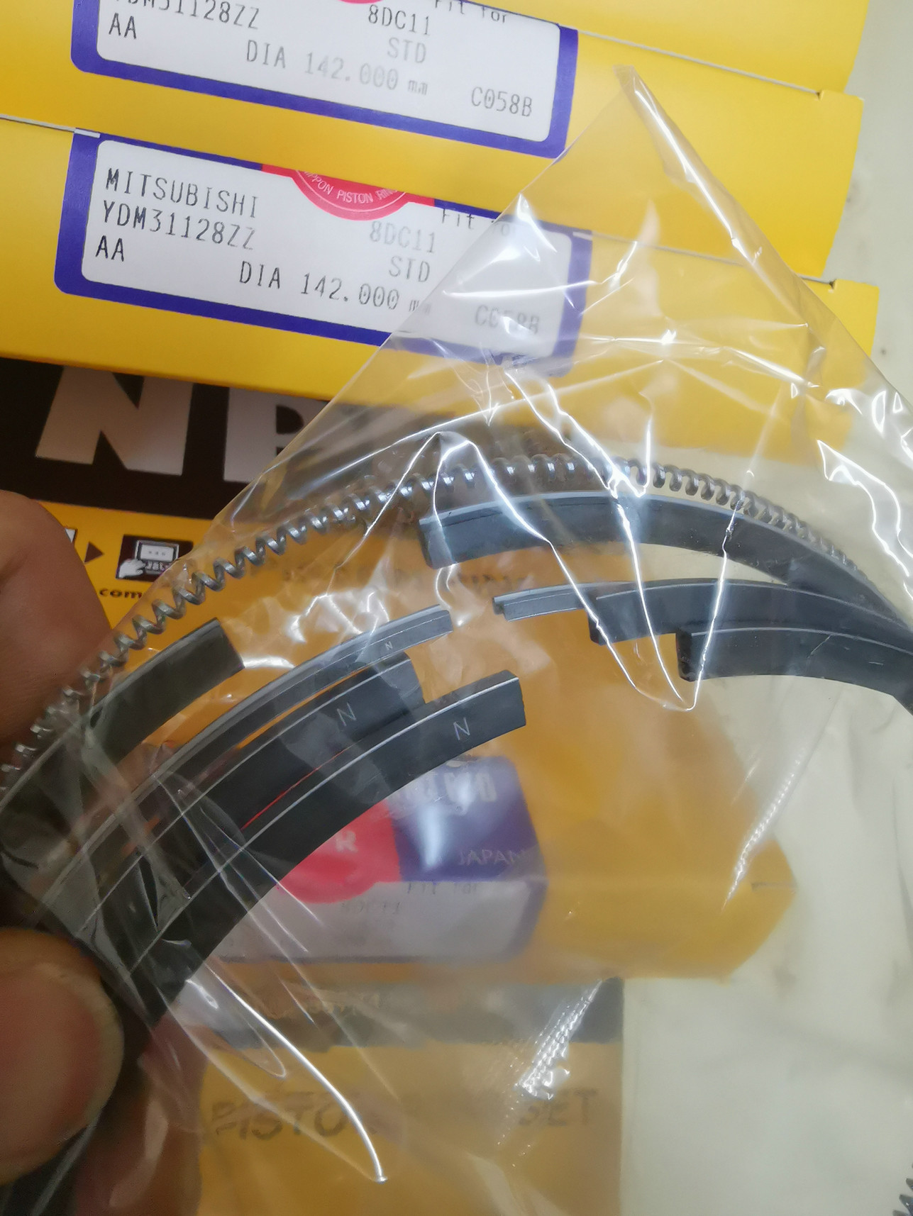 30617-50111 ME090588 Piston Ring For Mitsubishi Diesel Engine Parts 8DC11