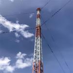 Tubular Steel Telecommunication Guyed Wire Tower For 5G 4G 3G Mast Galvanized