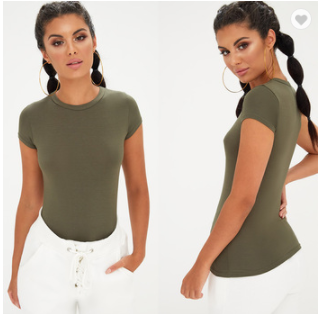 100% Cotton Short Crop Top for Women
