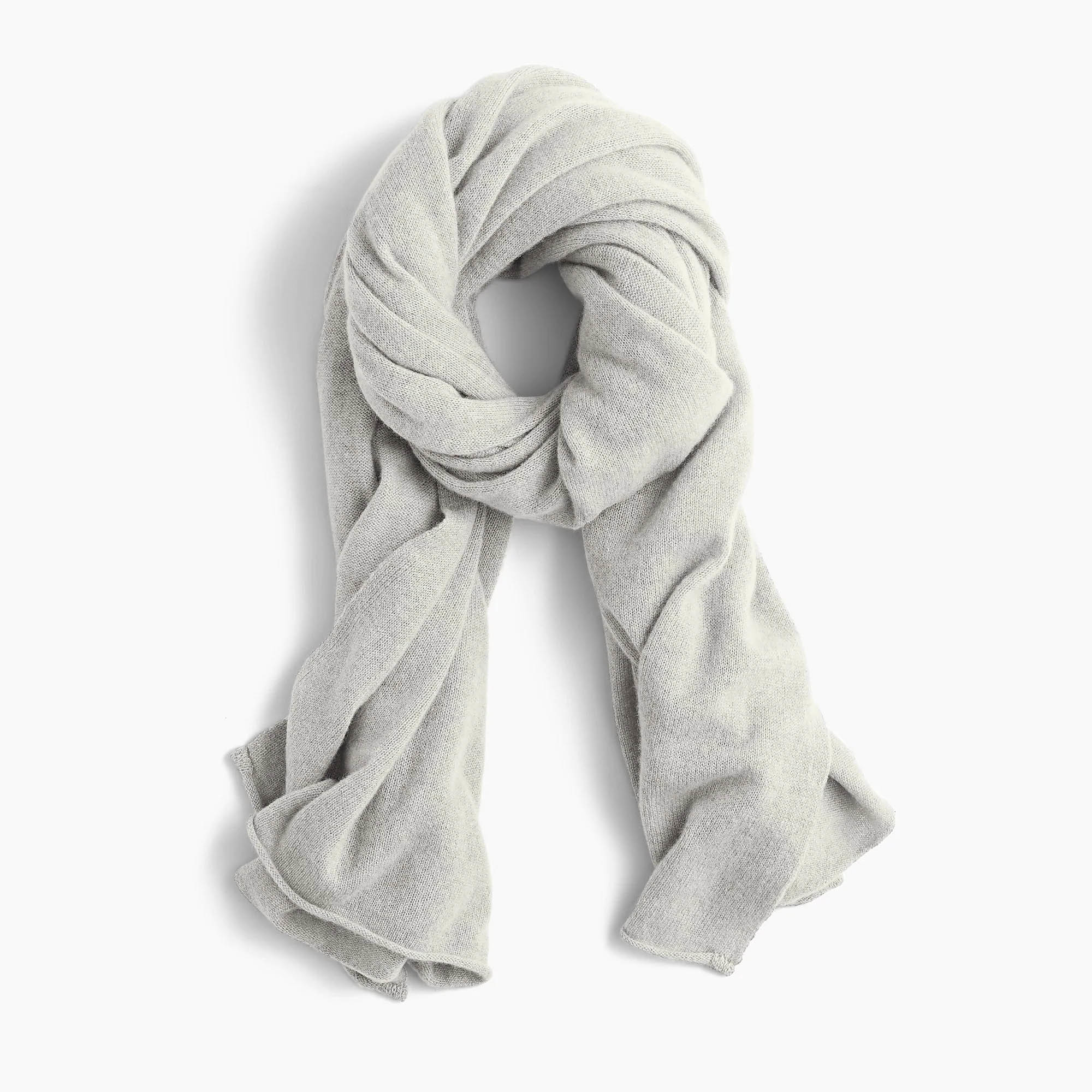 Winter Knitted Shawl Wrap 100% Cashmere Knit Shawl Plain Style Simple Design