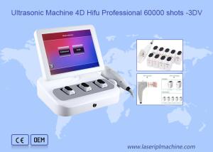 China 10000 Shots Ultrasonic Facial 2000W 4MHz 220V 3D HIFU Machine wholesale