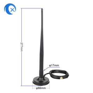 China SMA Male Connector 4G LTE Magnetic Mount Antenna With LMR195 Cable wholesale