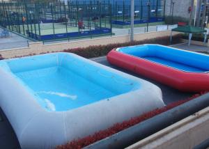 China Blue PVC Inflatable Swimming Pools wholesale