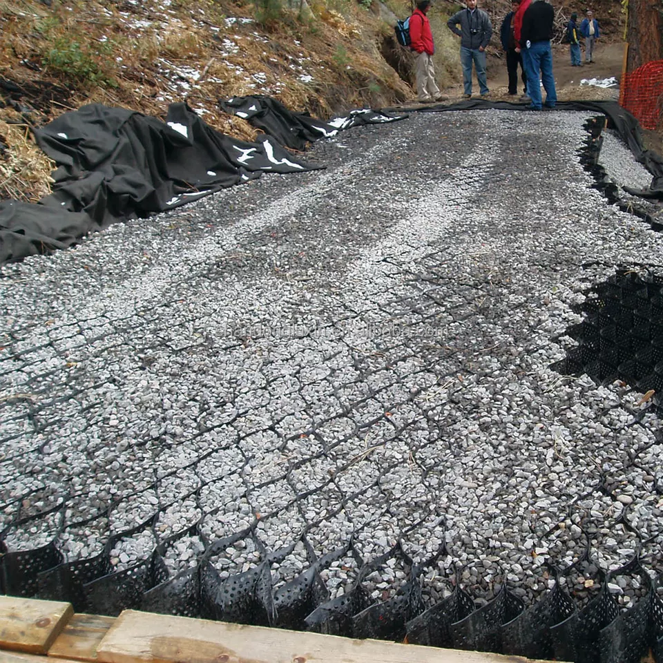 High Peel Strength Honeycomb Gravel Grid for Ground Reinforcement and Stabilization