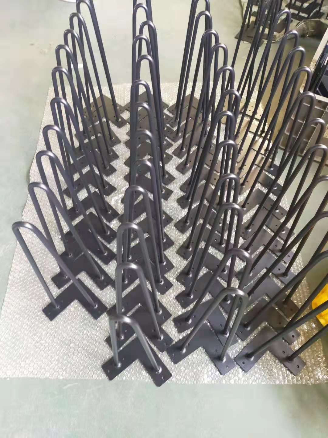 X-Shape Steel Industrial Table Base for Modern Iron Dining or Coffee Table Structure