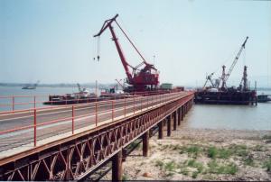 China Large Span Prefab Steel Bridges Height 4.5m Delta Bridge wholesale