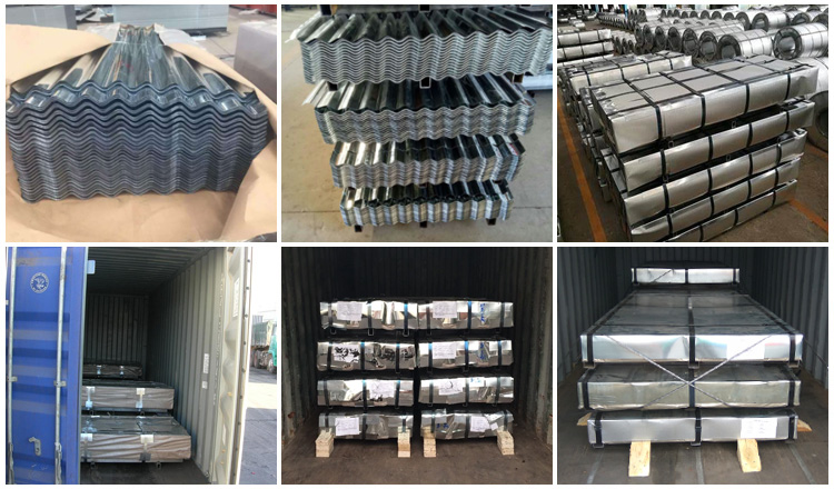 Color Prepainted Galvanized Coated Custom Corrugated Roof Sheet for House Frame Roof