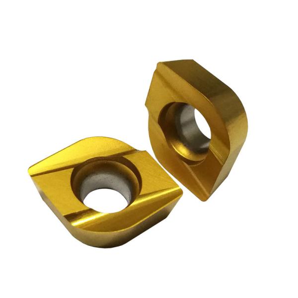 Golden CNC Carbide Cutting PVD Coated Inserts For Lathe GPMW120560-R