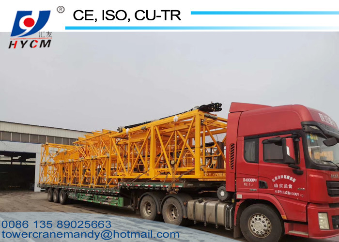 45m Tower Crane Luffing Jib Crane QTD4522 Fixed Jib Crane 1200KN.m Tower Crane Climbing Cage