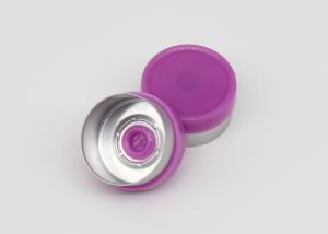 China 13mm Purple Smooth Flange Injection Pharmaceutical Glass Vial caps wholesale
