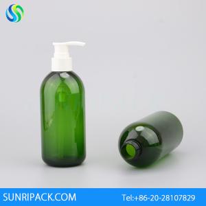 China 300ml green lotion plasitc bottles, 300ml shampoo plastic bottles wholesale