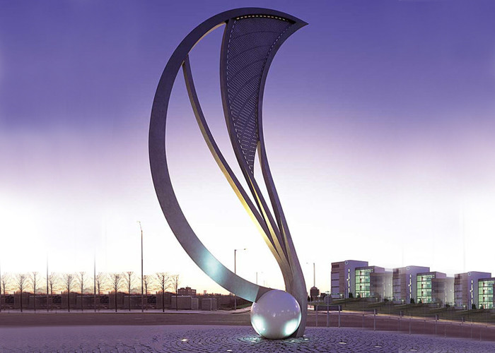 Large Urban Outdoor Metal Sculpture Public Art Sculpture Corrosion Stability