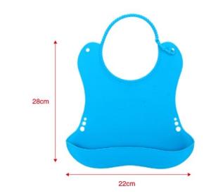 China Wal-mart washable crumb food catcher silicone bibs for baby / baby bib wholesale wholesale