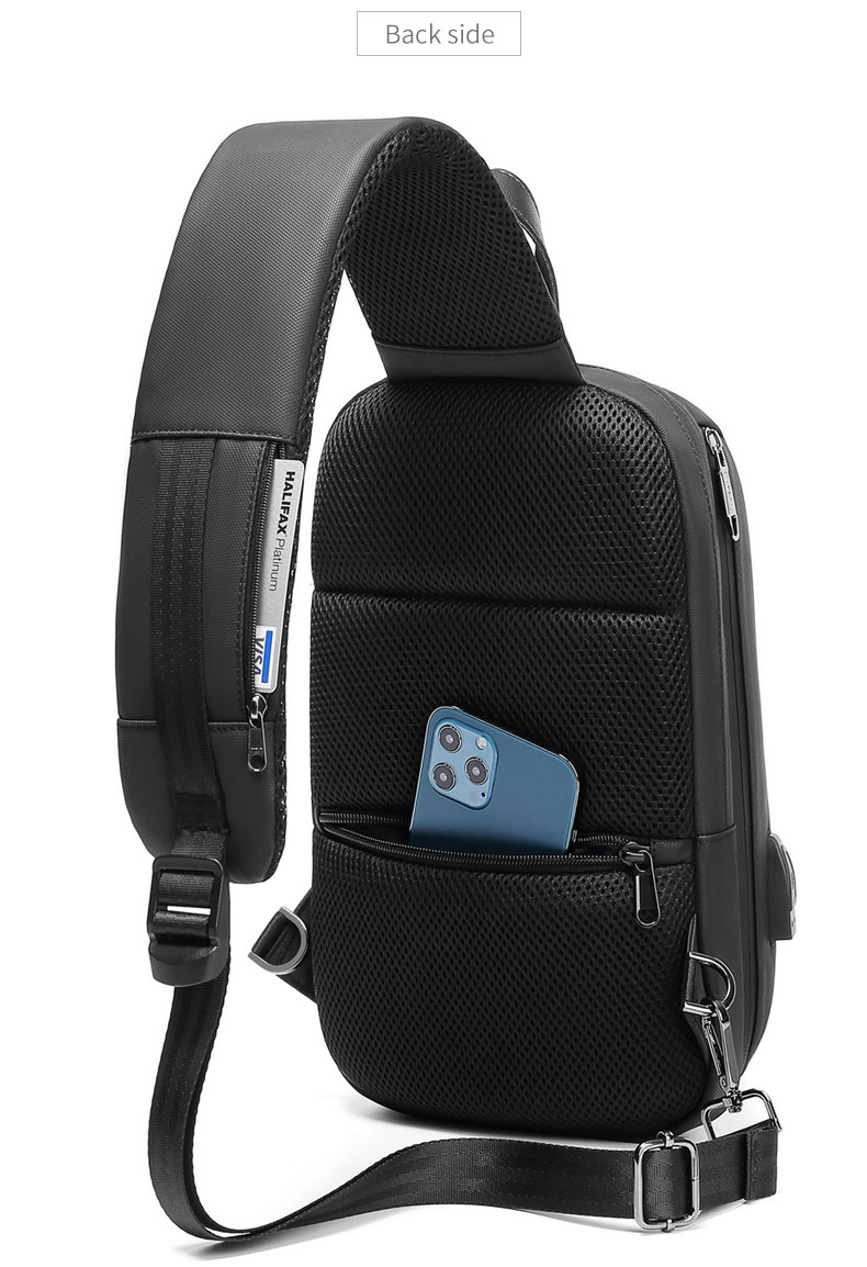 Wholesale customized logo fashion Men Sling Bag Luxury Mini chest Crossbody Bag Small Messenger Bag Crossbody For Men