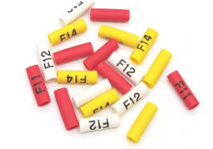 China 0.2mm-0.5mm Thick Electrical Cable Accessories Identification Tube Heat Shrink Identification Sleeve wholesale
