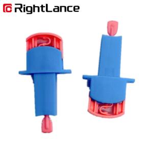 China Pink Blue Disposable Diabetic Lancets 33g 1.5mm Independently Use wholesale
