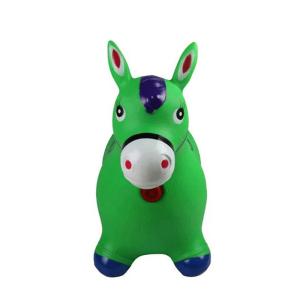 China Childrens Animal Space Hoppers Inflatable Jumping Horse Ride Eco Friendly wholesale