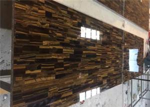 China Polishing Artificial Semi Precious Stone Slabs Dark Tiger Eye Gemstone wholesale