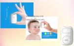 Dual mode bluetooth thermometer,forehead infrared thermometer,baby smart
