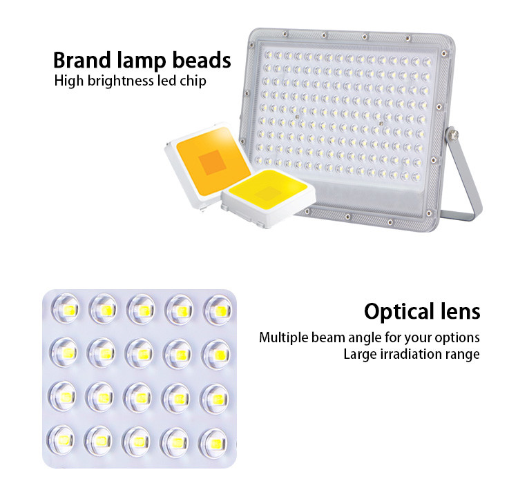 Portable 100 Watt Outdoor LED Flood Lights For Stadium 220v Smd 2200k Smart