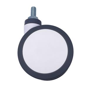 China Swivel Thread Medical PU Caster Wheel 3&quot; For Hospital Bed wholesale