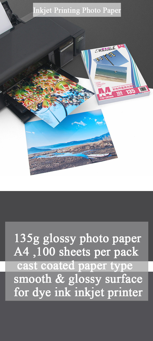Epson Printing A4 One Sided Inkjet High Glossy Photo Paper