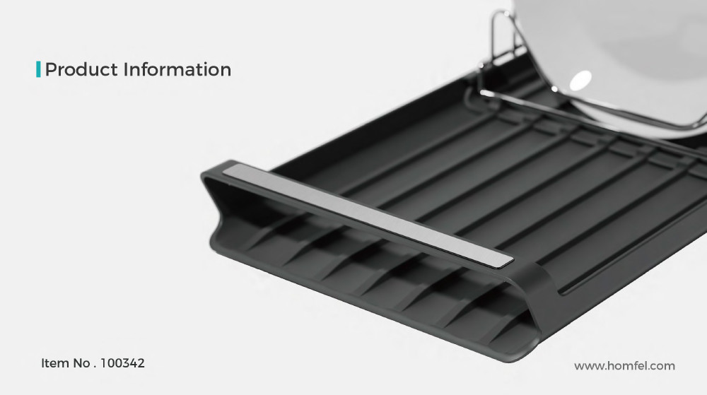 Non Folding Adjustable Metal Wire Kitchen Dish Rack For Sustainable Utensils Storage