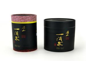 China Cardboard Paper Tube With The Window In The Lid wholesale