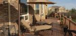 Waterproof WPC Outdoor Decking / Green Flooring HS145*22 for Outdoor Environment