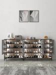15mm MDF Wooden Large Capacity Shoe Cabinet Rack Heatproof Woodgrain