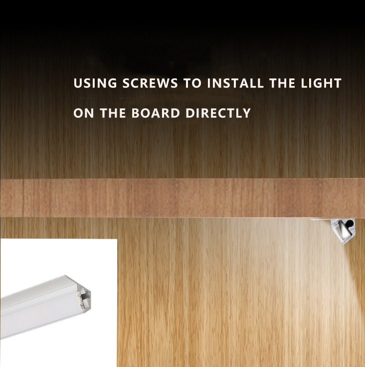 Under Cabinet Led Strip Motion Sensor Dimmable Rechargeable Cordless Aluminum LED Cabinet Lights