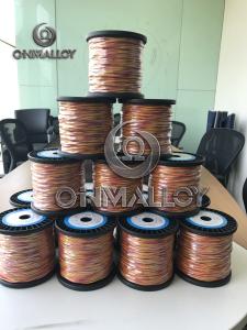 China Type K Thermocouple Cable KP KN Thermocouple Wire Electrical Resistivity 0.294 µΩ M wholesale