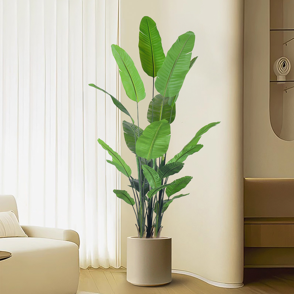 High Quality Artificial Potted Plants 2.5m large indoor bird of paradise plant​ for Indoor Decoration Plant