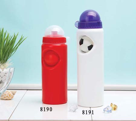 Heat-insulated double wall PE water bottles/water bottle for bicycle